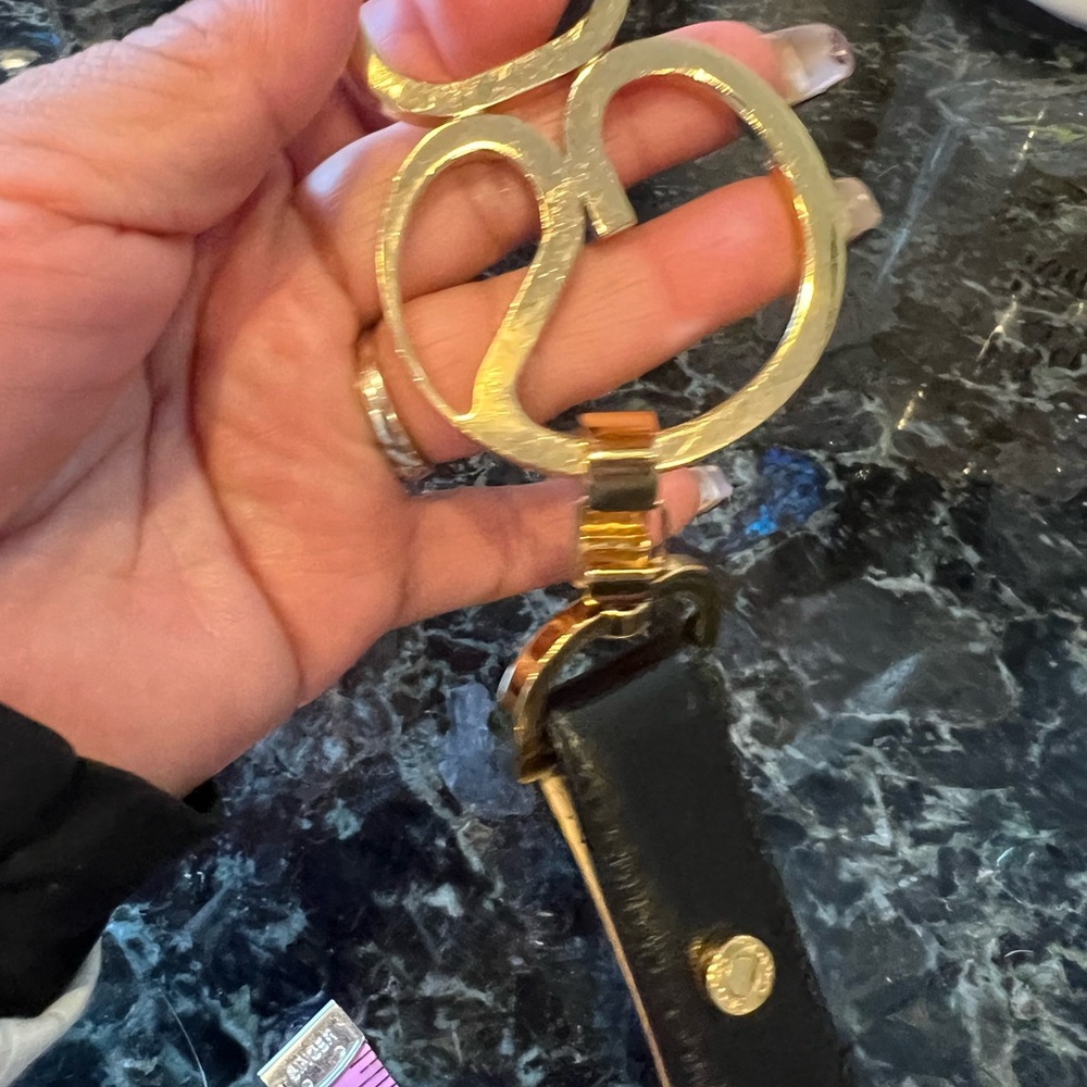 St John leather Monogram Belt, small - Picture 5 of 10